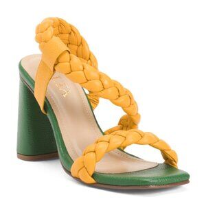 ALTA Made In Colombia Leather Bianca Heeled Sandals